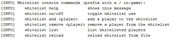 Whitelist help